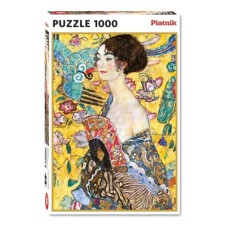 Piatnik: Gustav Klimt - Lady with fan 1000 stukjes