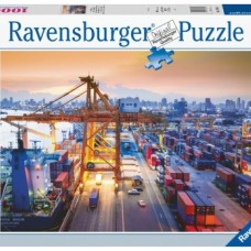 Ravensburger: Container Haven van Hamburg 1000 stukjes