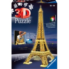 Ravensburger: 3D Puzzle:  Eiffeltoren Night Edition
