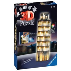 Ravensburger: 3D Puzzle:  Toren van Pisa Night Edition