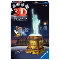 Ravensburger: 3D Puzzle:  Statue of Liberty Night Edition