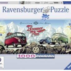 Ravensburger: Met de VW Bulli over de Brennerpas! Panorama 1000 stukjes