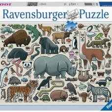 Ravensburger: Wilde dieren 1000 stukjes
