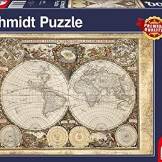 Schmidt: Historische Wereldkaart 2000 stukjes