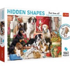Trefl: Hidden Shapes: Honden 1043 stukjes