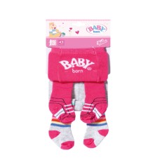 Baby Born: Trend Maillots 2-Pack: Roze/Gestreept