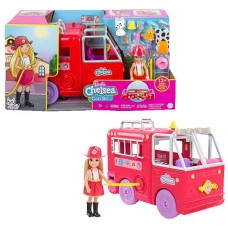 Barbie: Chelsea Can Be speelset: Brandweerwagen