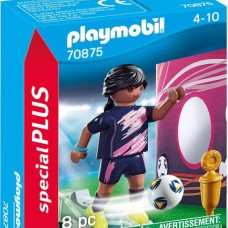 Playmobil: 70875 Voetbalster met doelmuur