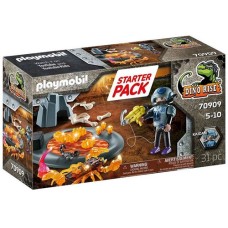 Playmobil: 70909 Dino Rise Starterpack - Gevecht tegen de Vuurschorpioen