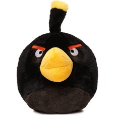 Angry Birds: Sleutelhanger 9 cm: Zwart