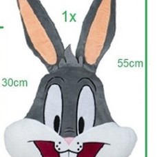 Looney Tunes: Pluche Kussen: Bugs Bunny 30 cm