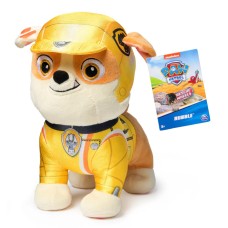 Paw Patrol: Rescue Wheels Pluche 20 cm: Rubble Paw Patrol: Rescue Wheels Pluche 20 cm: Rubble