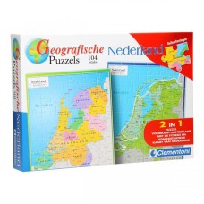 Geografisch Nederland 2 in 1 puzzel