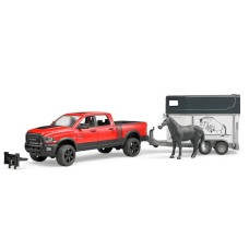 Bruder: 02501 Dodge Ram met paardentrailer