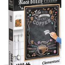 Clementoni: Krijtbord Puzzel: Koffie 1000 stukjes