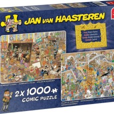 Jan van Haasteren: Een dagje naar het museum 2x 1000 stukjes