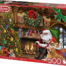 Falcon: Santa by the Christmas Tree 500 Stukjes