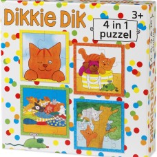 Dikkie Dik 4 in 1 Puzzel
