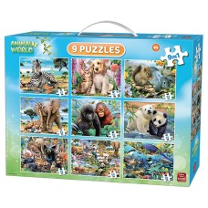 King: 9 in 1 Animal Puzzel Pack