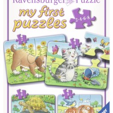 Ravensburger: My First Puzzles 4 in 1 Huisdieren