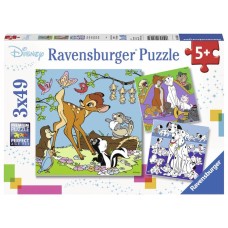 Ravensburger: Disney Vrienden 3 x 49 stukjes