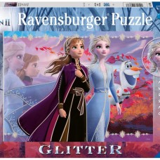Ravensburger: Frozen 2 Sterke Zussen Glitter 100 Stukjes