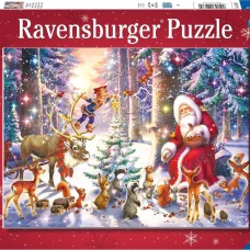 Ravensburger: Kerstmis in het bos 100 XXL stukjes