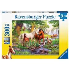 Ravensburger: Paarden bij de rivier 300 XXL Stukjes