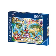 Ravensburger: Disney's Wereldkaart 1000 stukjes