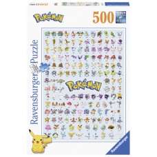Ravensburger: Eerste generatie Pokemon 500 Stukjes