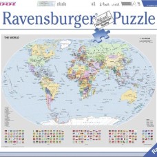 Ravensburger: Staatkundige Wereldkaart 1000 Stukjes